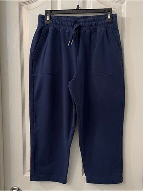 M (Sam's) French Terri Capri Pant - Navy.  Womens:  Small.